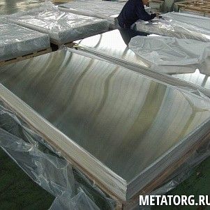 Лист нержавеющий 0,3х1000х2000 мм 12Х18Н10Т ГОСТ 5582