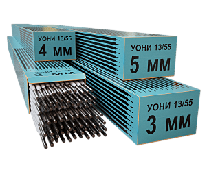 Электроды УОНИ-13/55 3 мм ЛЭЗ (5кг)